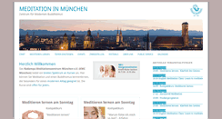 Desktop Screenshot of meditation-in-muenchen.de